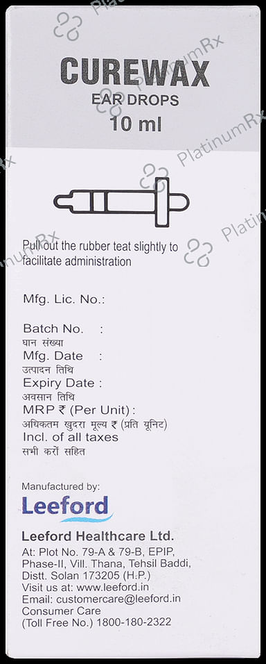 Curewax Ear Drop 10ml