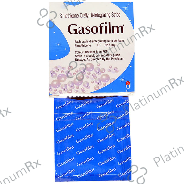 Gasofilm 62.5mg Oral Disintegrating Strip 30s
