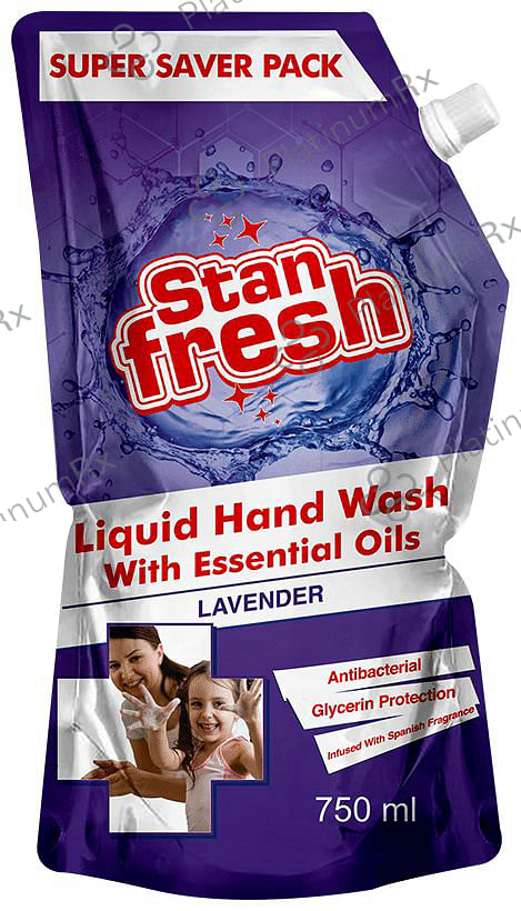 Stanfresh Liquid Handwash with Essential Oil (750ml Each) Lavender 1 Pack