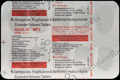Adglim MP 2/500/15mg Tablet 10s