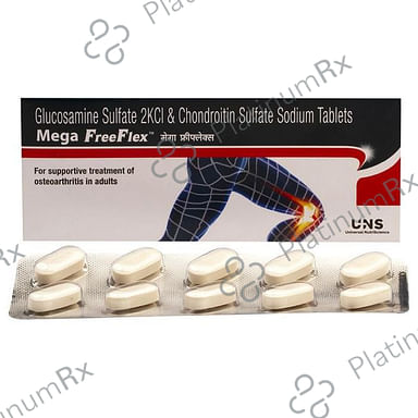 Mega FreeFlex Joint Health 600/750mg Tablet 10s