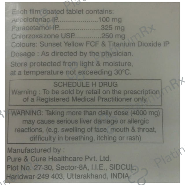 Acemiz MR 100/250/325mg Tablet 10s 10s