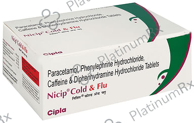 Nicip Cold & Flu 30mg Tablet 10s