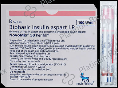 Novomix 50/50 (100 IU/ml) (1*3ml Penfill Cartridge / Injection)