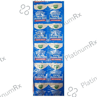 Vicks Action 500 Advanced Tablet 10s