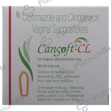 Cansoft CL 100/200mcg Vaginal Suppository 3s