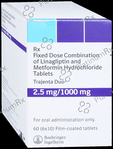Trajenta Duo 2.5/1000mg Tablet 10s