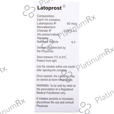 Latoprost 0.005% Eye Drop 2ml
