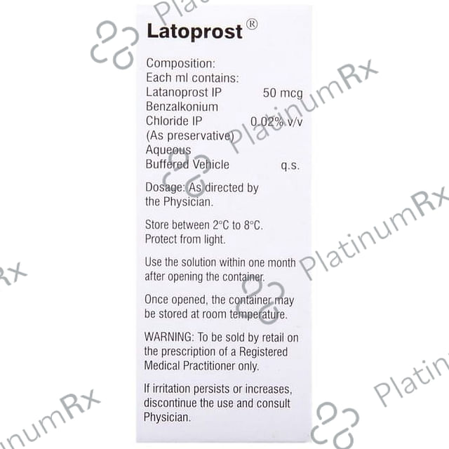 Latoprost 0.005% Eye Drop 2ml