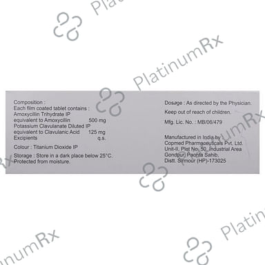 Moxikind CV 625mg Tablet 10s