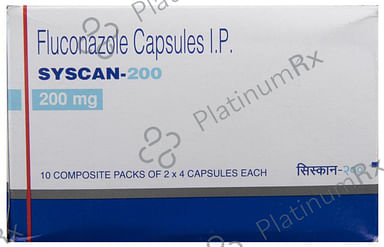 Syscan 200mg Capsule 4s