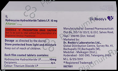 Atarax 10mg Tablet 15s