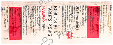 Roseday 5mg Tablet 15s