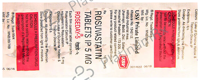 Roseday 5mg Tablet 15s