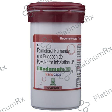 Budamate 200/6mcg Transcaps 30s