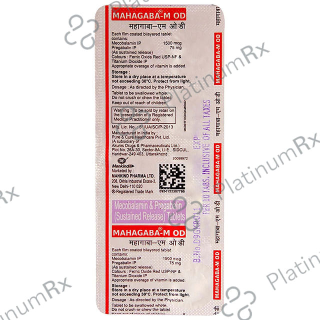 Mahagaba-M OD Tablet SR