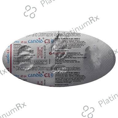 Candid CL 100/200mg Vaginal Suppository 3s