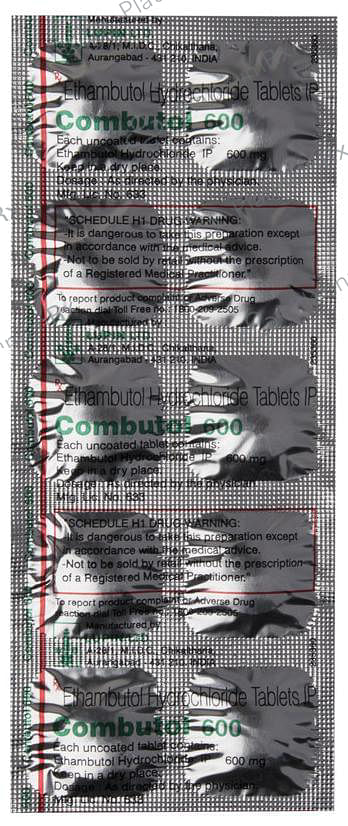 Combutol 600 Tablet