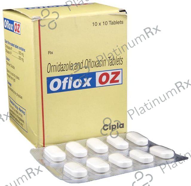 Oflox OZ 200/500mg Tablet 10s
