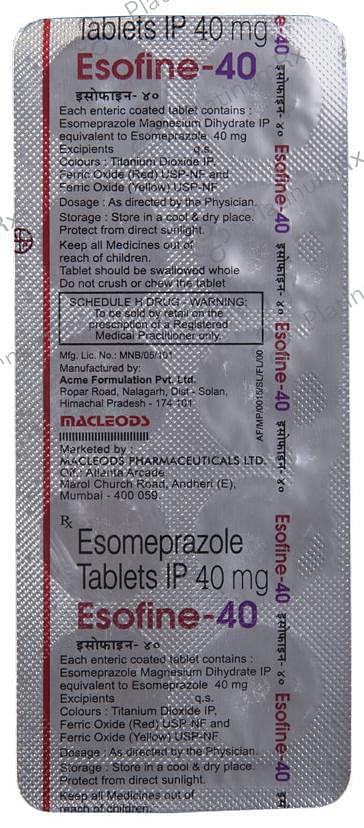 Esofine 40mg Tablet 10s