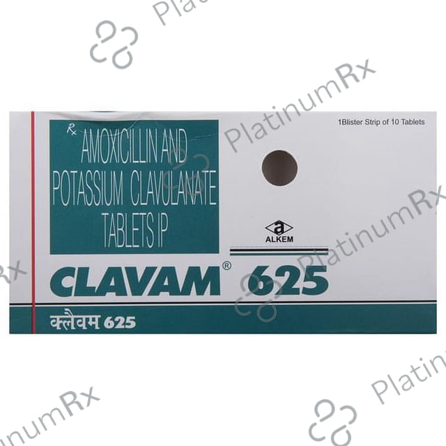Clavam 625mg Tablet 10s