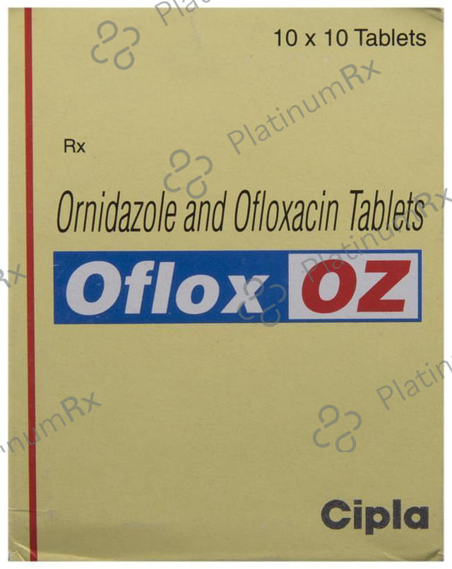 Oflox OZ 200/500mg Tablet 10s
