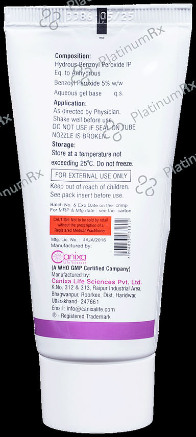 Benzonix 5% Gel Wash 50gm