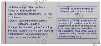 Azildac 40mg Tablet 10s