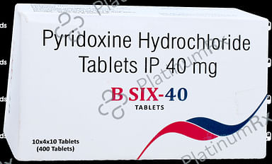 B Six 40mg Tablet 10s