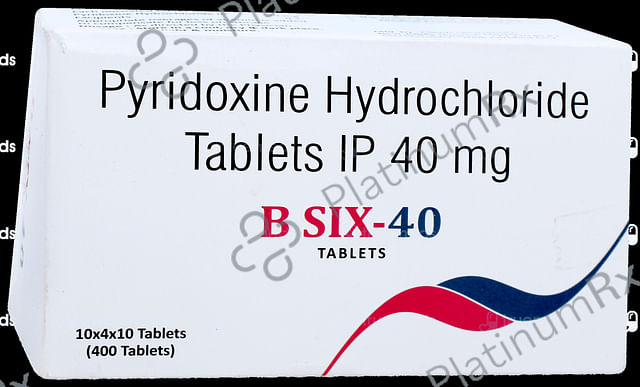 B Six 40mg Tablet 10s