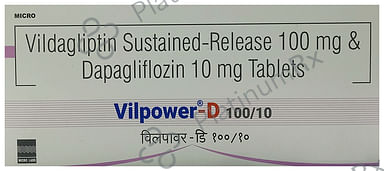 Vilpower D 10/100mg Tablet 10s