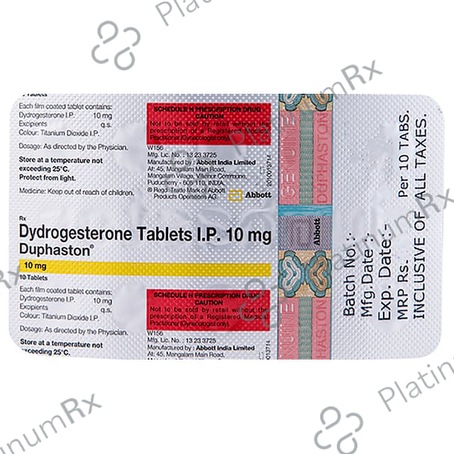 Duphaston 10mg Tablet 10s