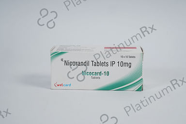 Nicocard 10mg Tablet 10s