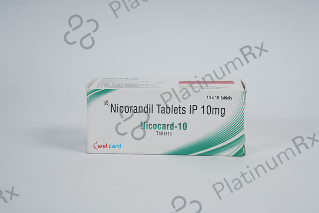 Nicocard 10mg Tablet 10s