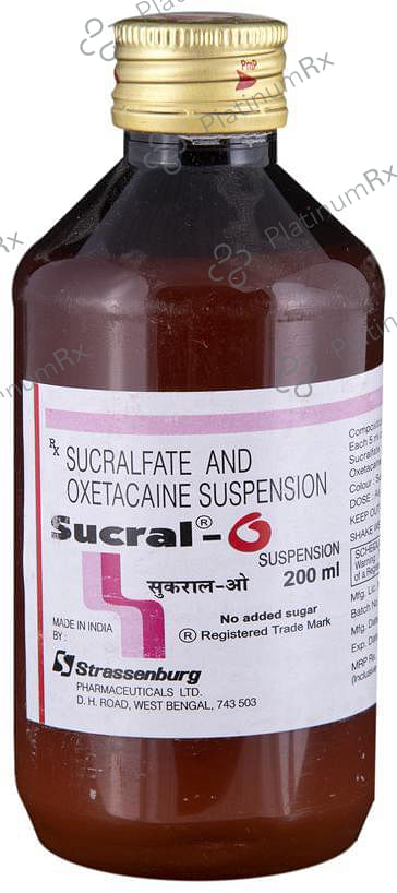 Sucral O 10/1000mg Suspension 200ml