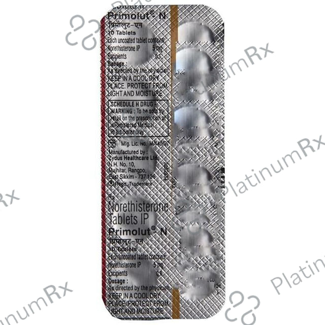 Primolut N 5mg Tablet 10s