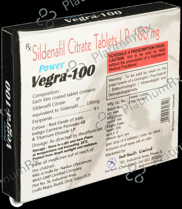 Power Vegra 100mg Tablet