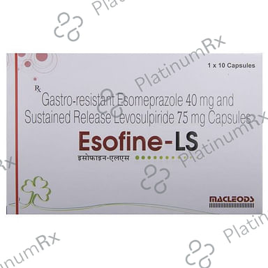 Esofine LS 75/40mg Capsule SR 10s
