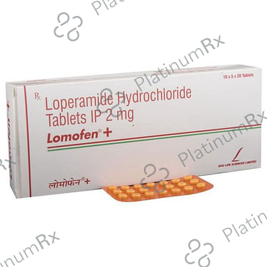 Lomofen Plus 2mg Tablet 20s