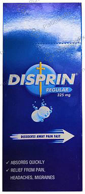 Disprin Regular 325mg Effervescent Tablet 10s