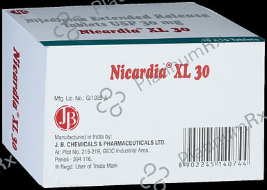 Nicardia XL 30mg Tablet ER 15s