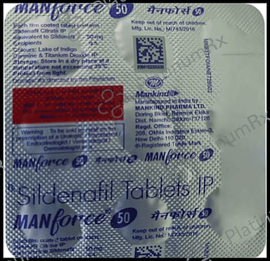 Manforce 50mg Tablet 9s
