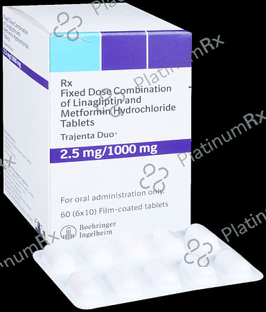 Trajenta Duo 2.5/1000mg Tablet 10s