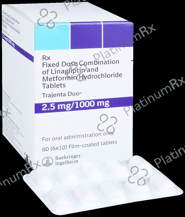 Trajenta Duo 2.5/1000mg Tablet 10s