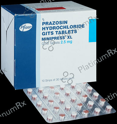 Minipress XL 2.5mg Tablet 30s
