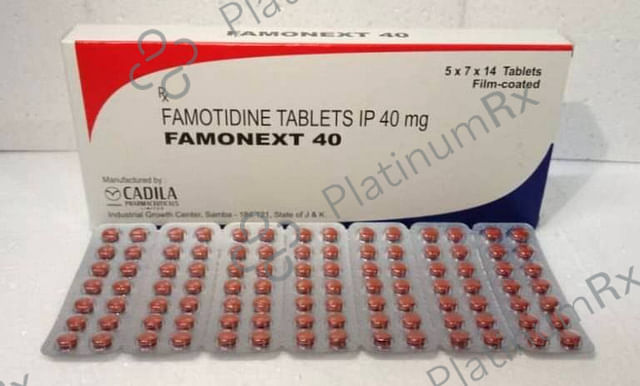 Famonext 40mg Tablet 14s