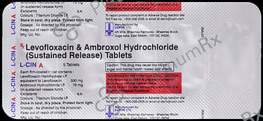L Cin A 75/500mg Tablet 5s