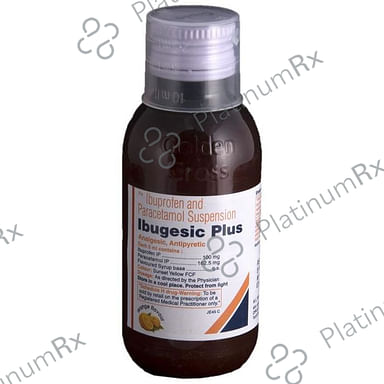 Ibugesic Plus 100/162.5mg Oral Suspension Orange 60ml
