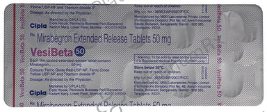 VesiBeta 50mg Tablet ER 10s