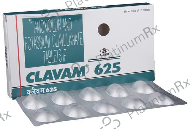 Clavam 625mg Tablet 10s